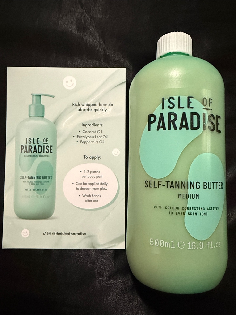 Isle of Paradise Medium Self-Tanning Butter - Mint